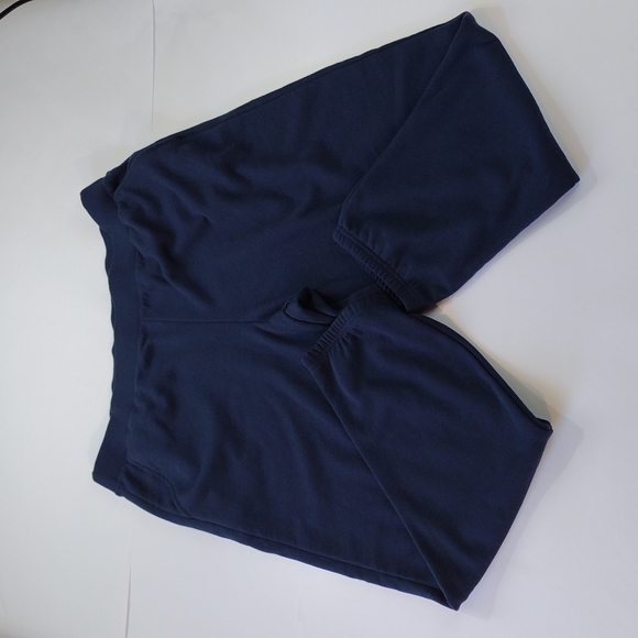 New Time and Tru Dark Blue XL Mens Fleece Cinch Sweatpants XL 16-18 - Picture 2 of 7